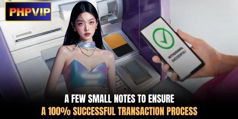 A few small notes to ensure a 100% successful transaction process A few small notes to ensure a 100% successful transaction process