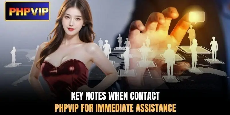 Key notes when contact PHPVIP for immediate assistance