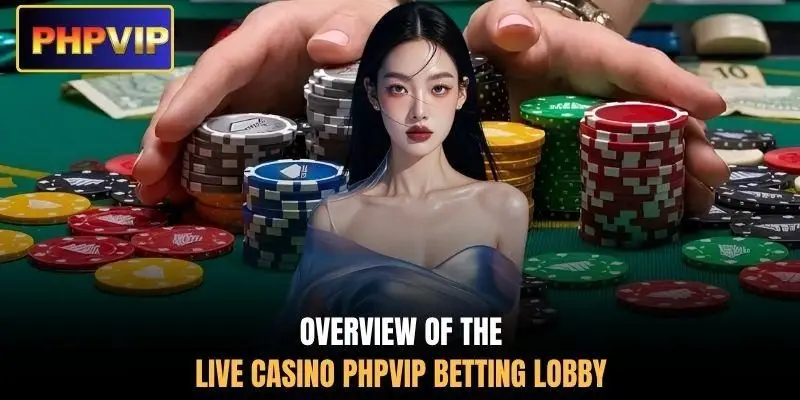 Overview of the Live Casino PHPVIP betting lobby Overview of the Live Casino PHPVIP betting lobby