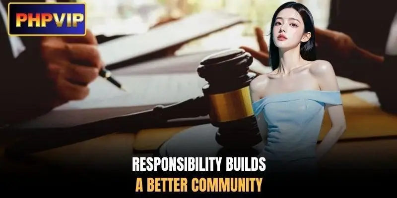 Responsibility builds a better community Responsibility builds a better community