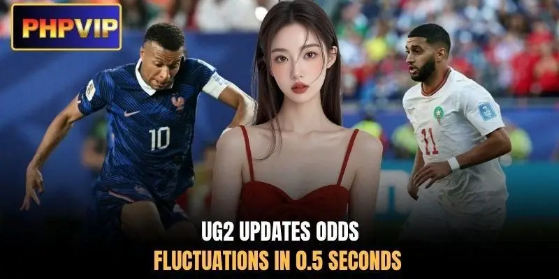 UG2 updates odds fluctuations in 0.5 seconds UG2 updates odds fluctuations in 0.5 seconds