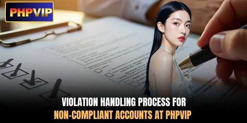 Violation handling process for non-compliant accounts at PHPVIP